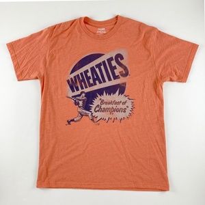 Wheaties Breakfast of Champions Baseball Player Large Shirt